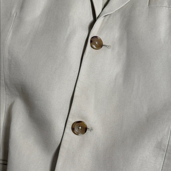 Banana Republic Men's Beige Linen Blend Blazer Size 44R - Picture 4 of 6